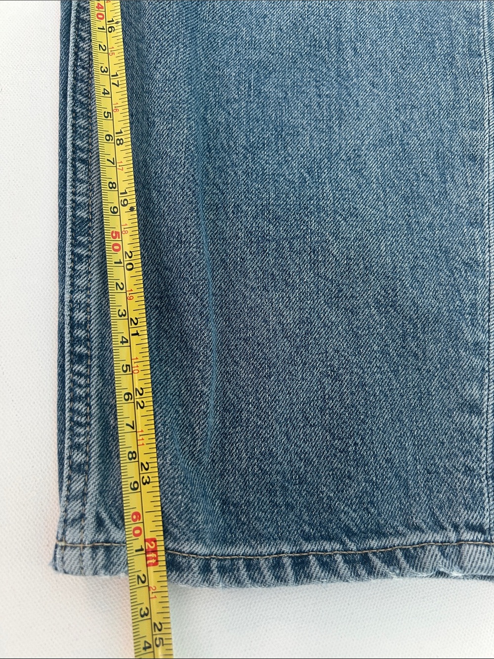GAP Jeans Cropped Distressed High Rise Barrel Jeans Women’s Size 8 Blue Denim - Picture 10 of 12
